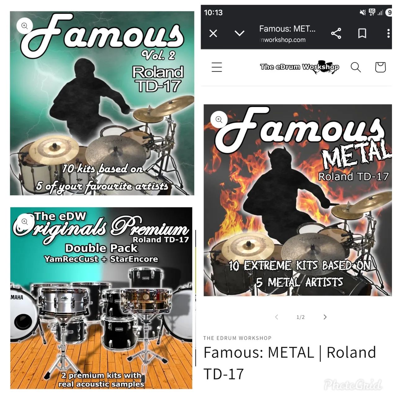 Módulo Roland TD-17 + pack de samples GRÁTIS - Foto 3