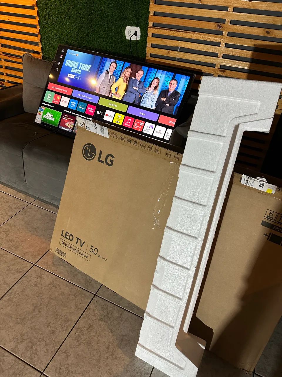TV SMART LG 50? POLEGADAS 4K (NOVA NA CAIXA, SEM USO SANTO ANDRÉ ABC)