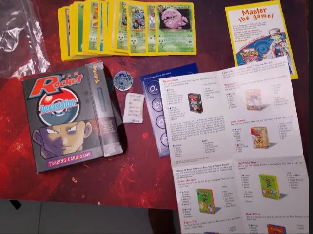 Conjunto de decks Pokémon TCG - Team Rocket - Devastation e Trouble - WOTC - Foto 5