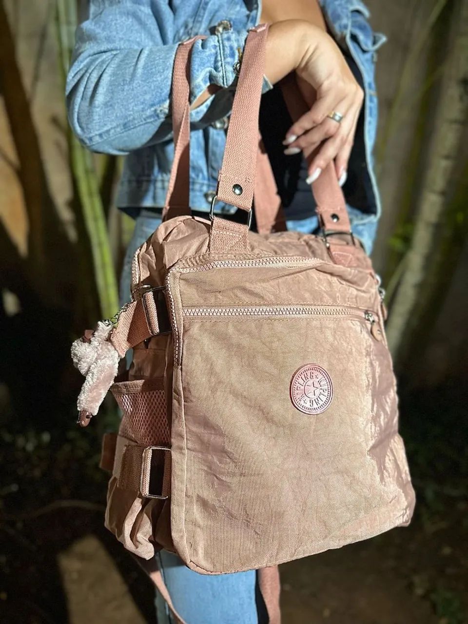 Mochila e bolsa multifuncional Estilo Kipling - Foto 4