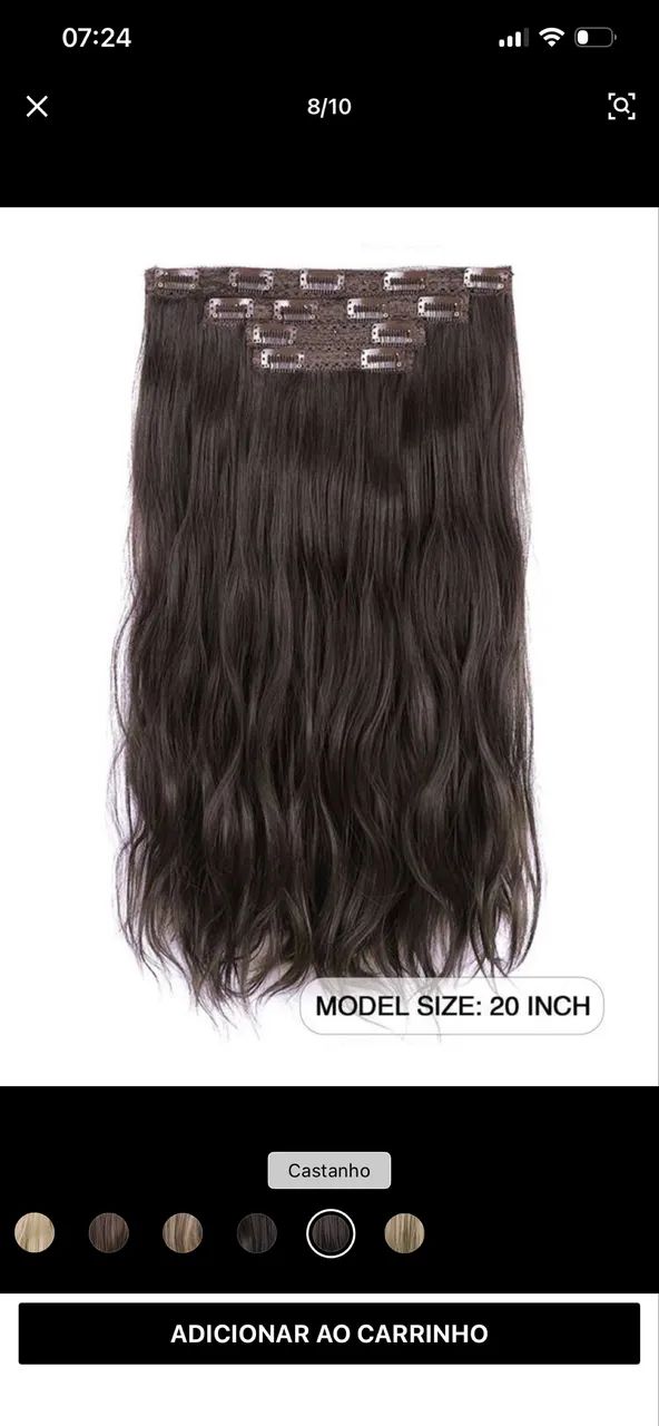 Cabelo mega hair NÃO HUMANO - Foto 2