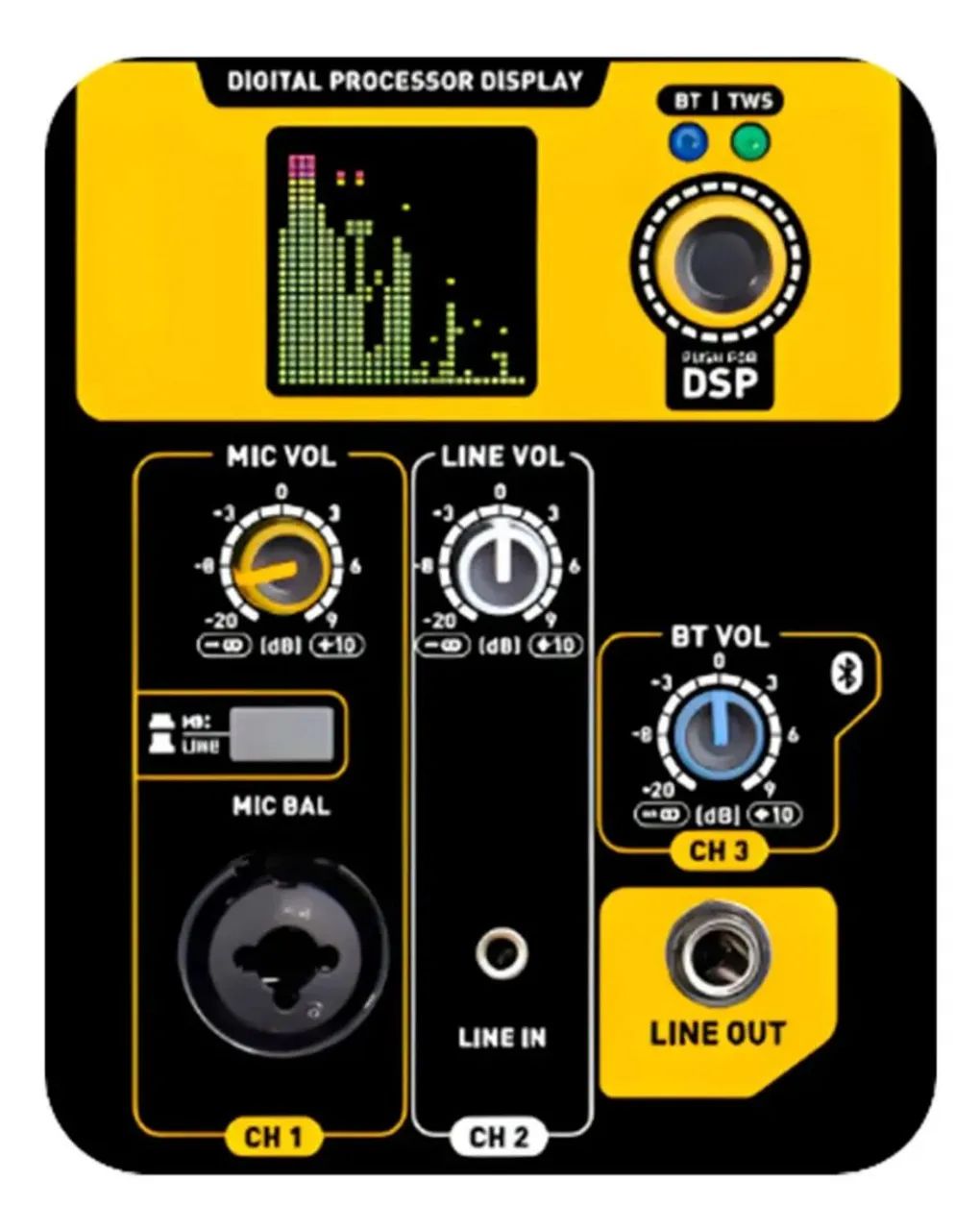 Par de Caixa Ativa SKP DX10, 10 POLEGADAS - 700W RMS, DSP, Bluetooth 5.0 e TWS  - Foto 5