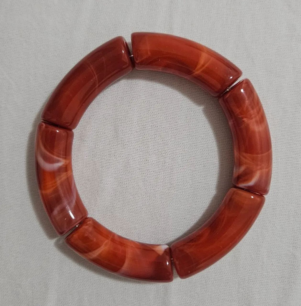 Pulseira com contas grandes - Foto 2