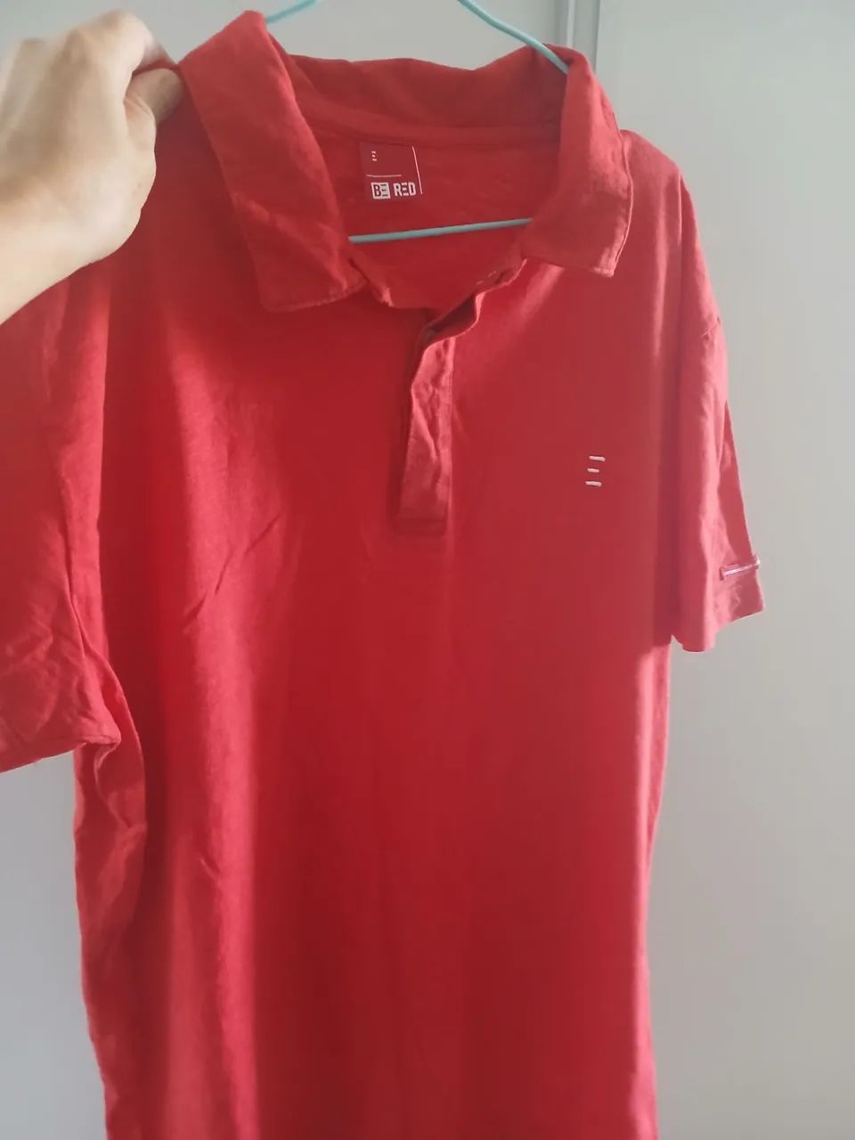 Blusa masculina vermelha 
