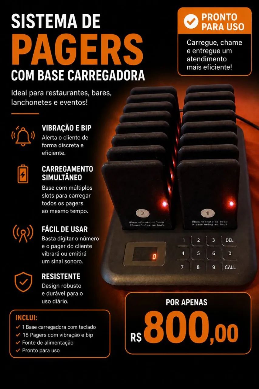 Chamador Pager 