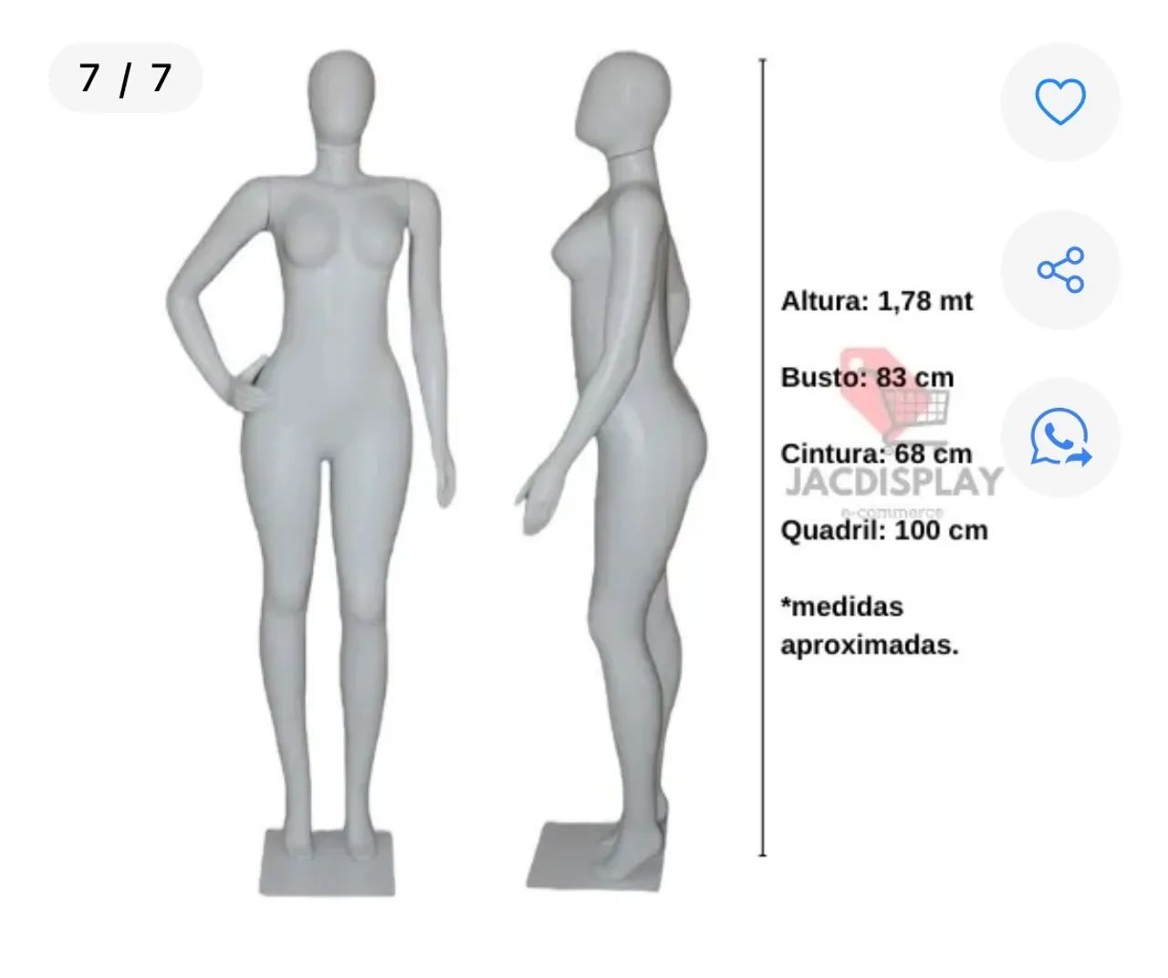 Manequim feminino - Foto 2