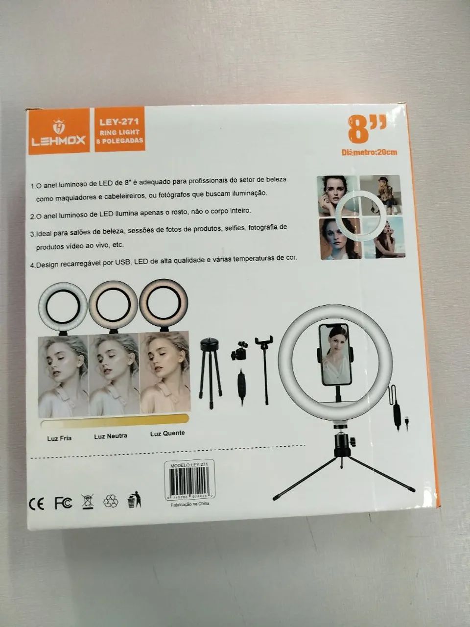 RING LIGH 8 POLEGADAS LEHMOX  - Foto 2