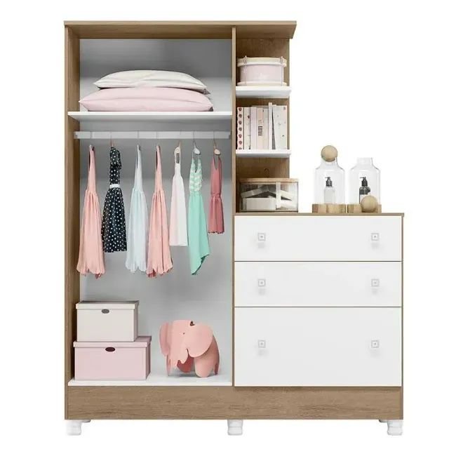Guarda-Roupa com Cômoda (Doce Sonho) - Foto 3