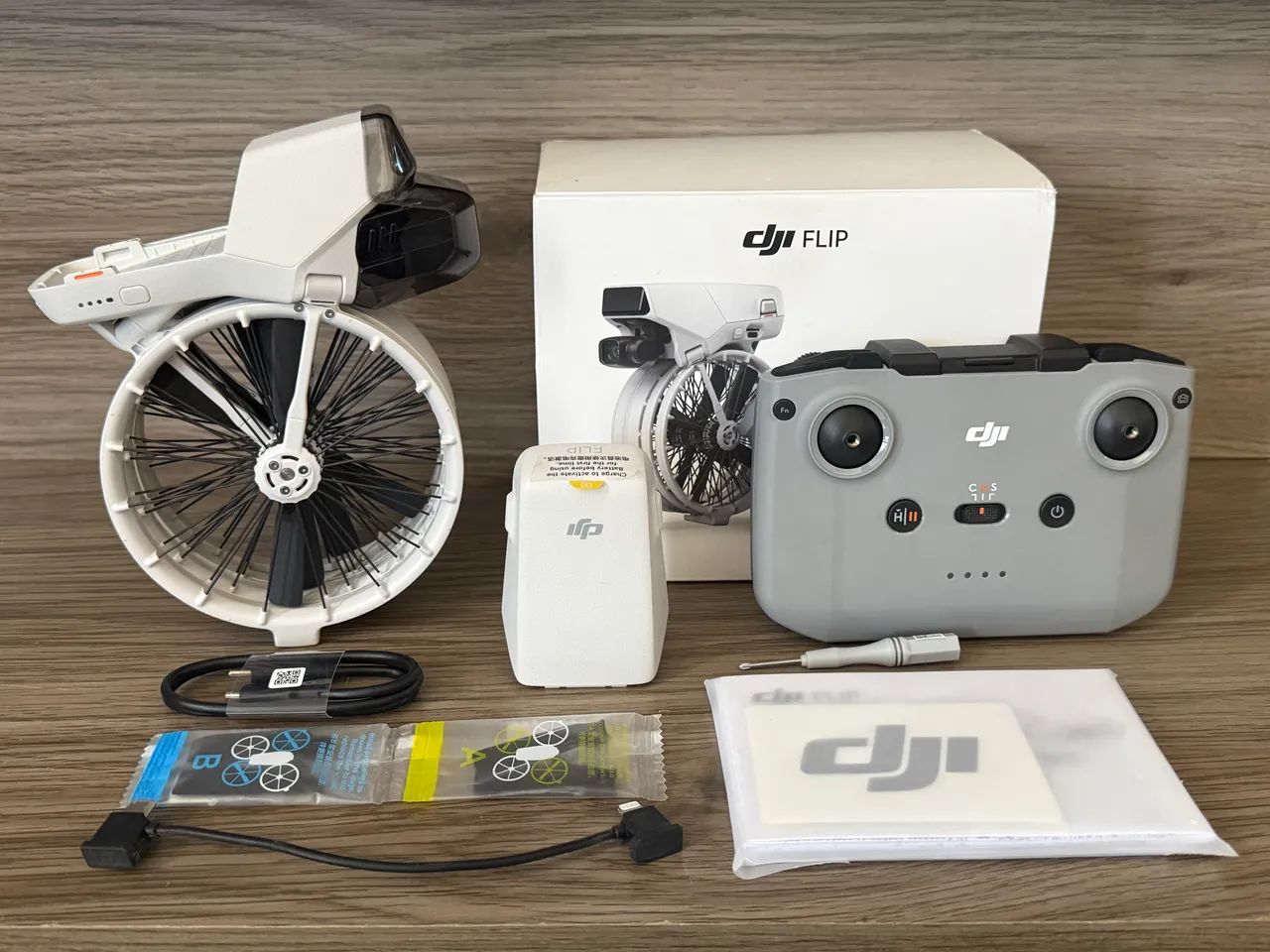 Drone DJI FLIP NOVO nunca foi Ativado com ACTIVE TRACK 