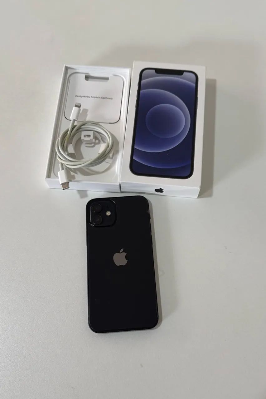 Iphone 12 preto, 128 gb usado - Foto 2