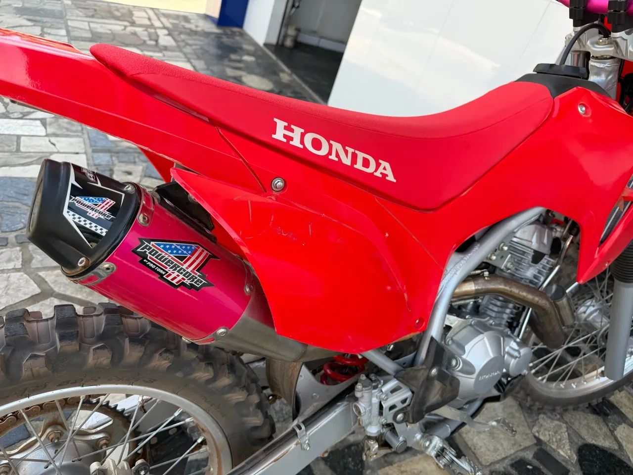 Escapamento e guidão Crf300f