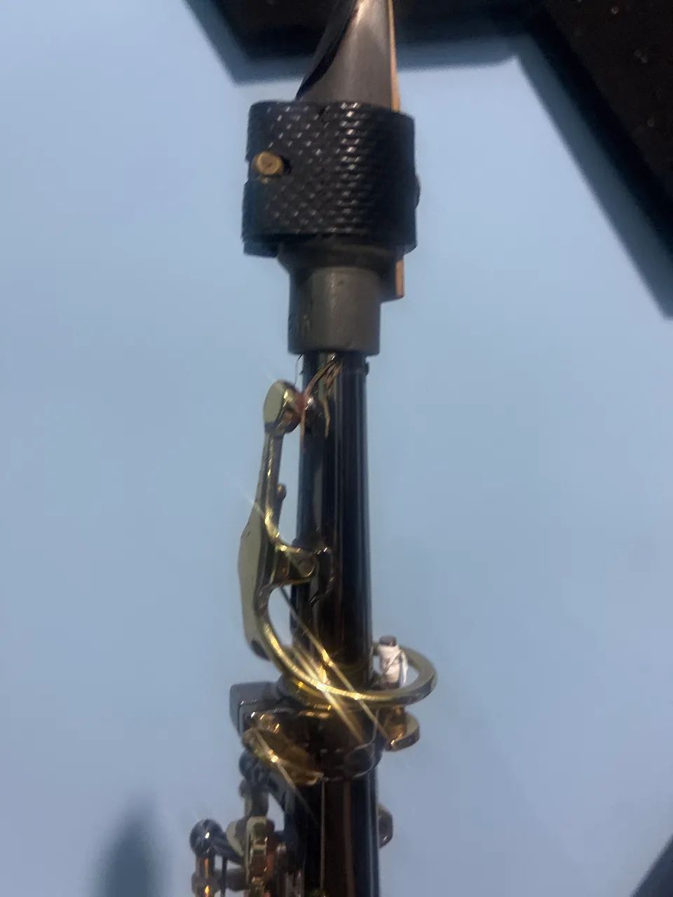 Sax Soprano Eagle Sp502 ônix  - Foto 4