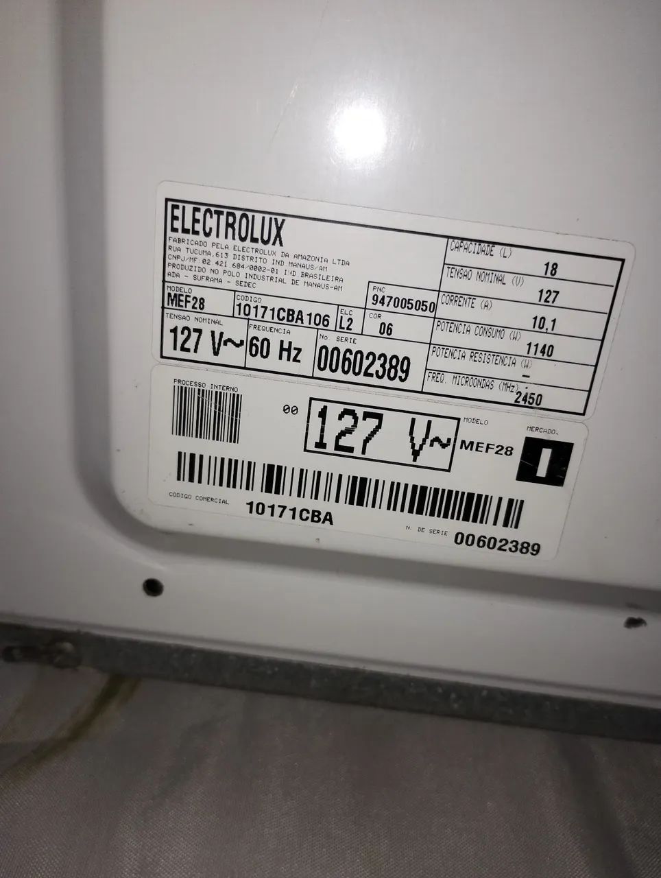 Microondas Electrolux 18l 110v funcionando perfeitamente  - Foto 2
