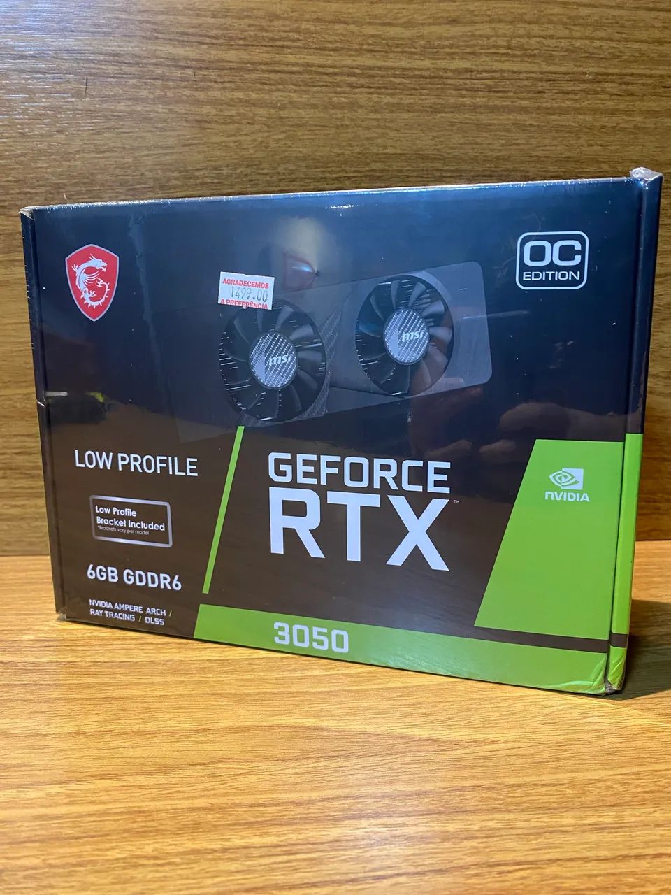 Placa de vídeo RTX 3050 6GB NOVA
