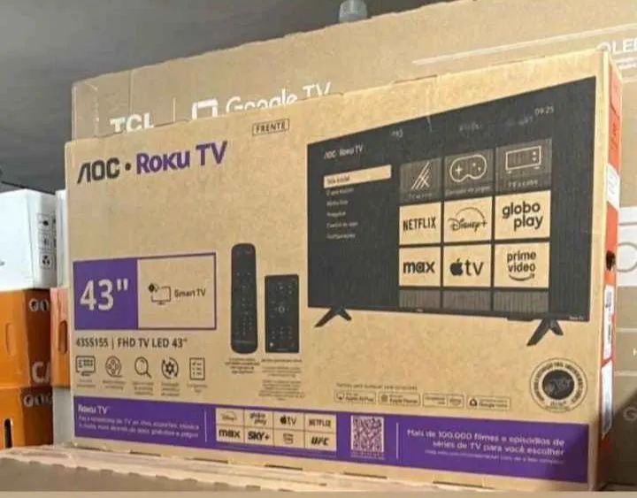 TV AOC 43 polegadas smart 4k 