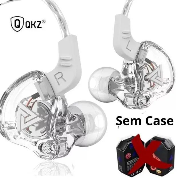 Fone QKZ AK6 com Microfone Integrado Original - Foto 4