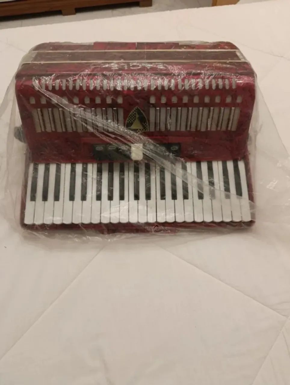 Sanfona Acordeon Eagle 120 baixos - Foto 4