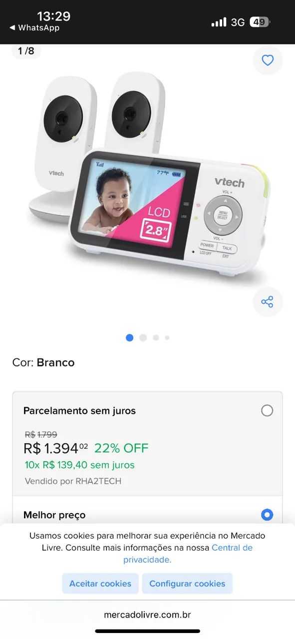 Babá eletrônica  - Foto 2