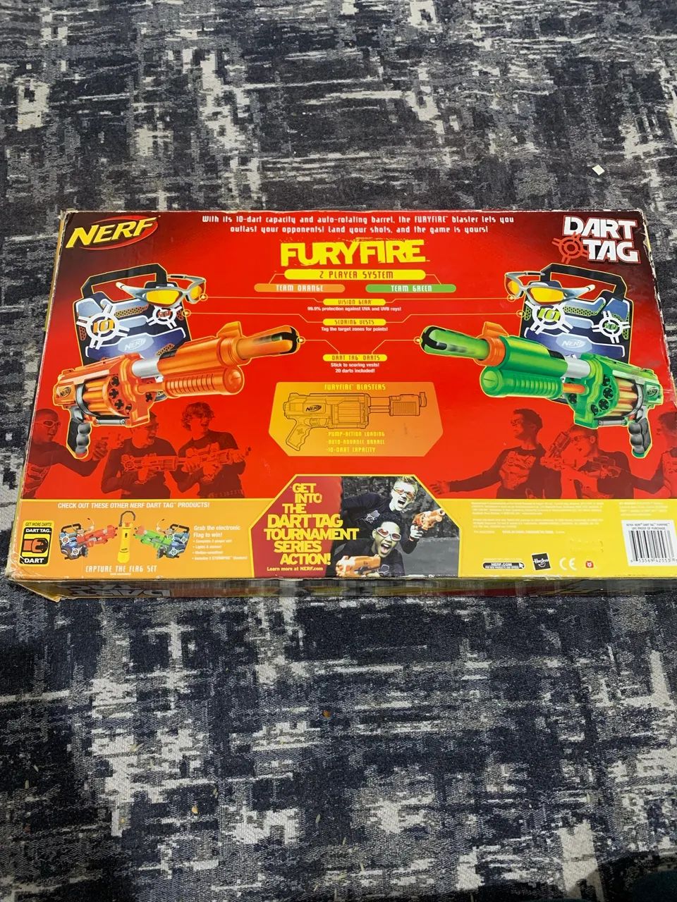 NERF Dart Tag FuryFire - Kit Completo (2 jogadores) - Brinquedos e