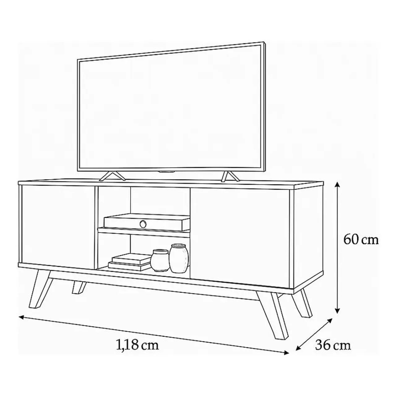 Rack para tv 50 polegadas montagem e entrega grátis  - Foto 2