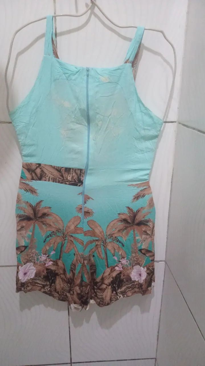 Macacão Curto Alfaiataria Feminino M  - Foto 4