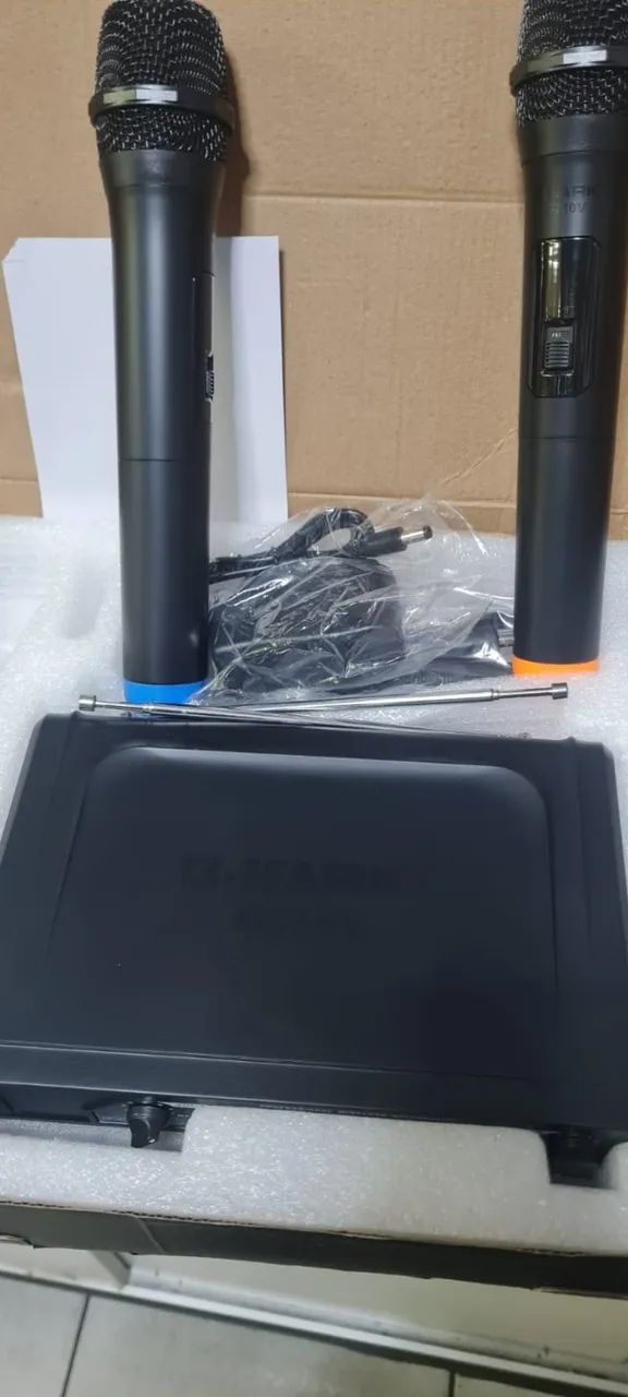 Kit Receptor com 2 Microfones Sem Fio G-MARK G210V - Foto 5