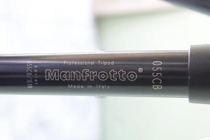 その他 manfrotto 455B Tripé Manfrotto 055CB com estojo - Acessórios para Câmeras e