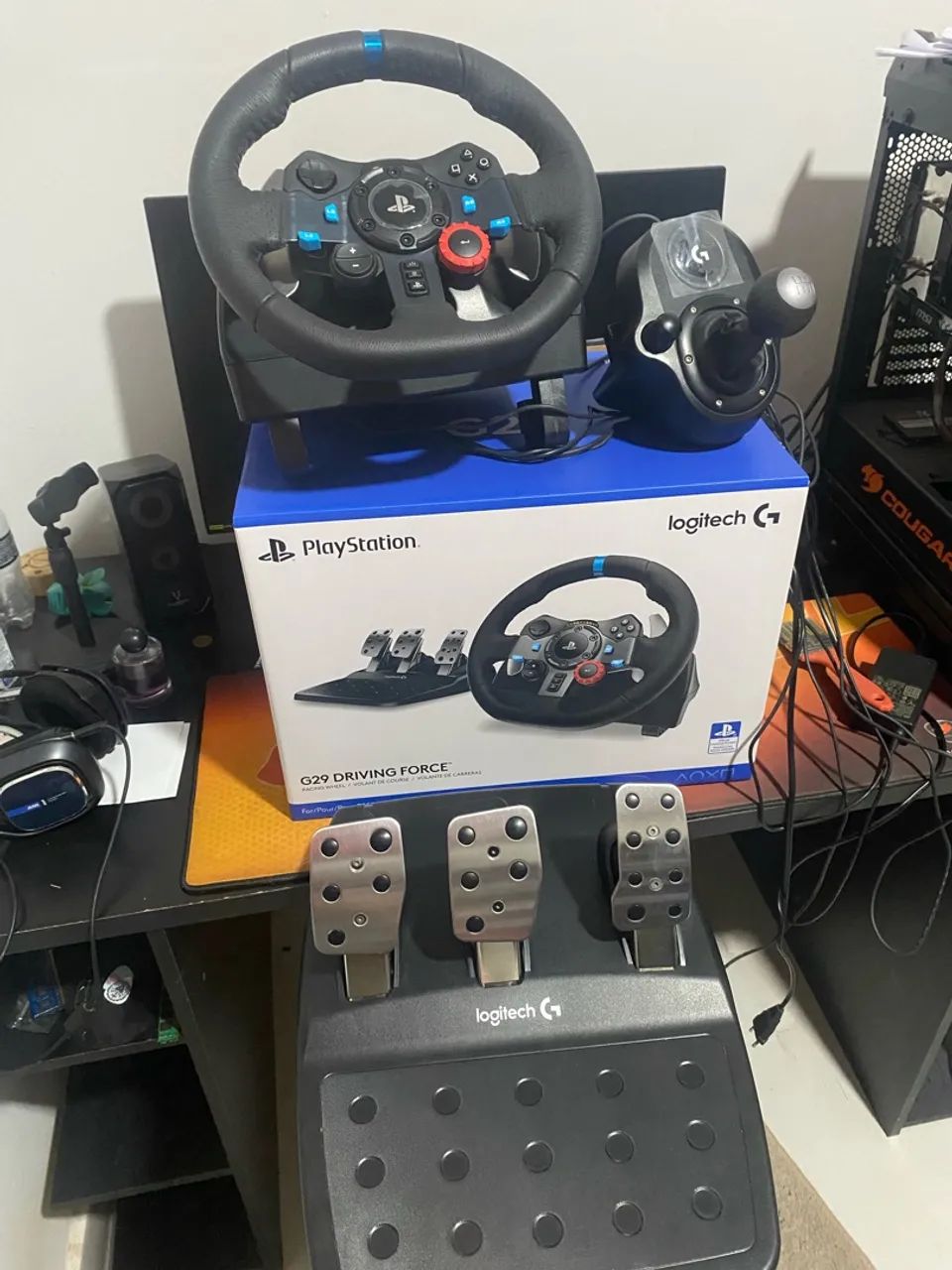 Logitech G29 Driving Force PC/PS4/PS5 + Câmbio - Foto 5