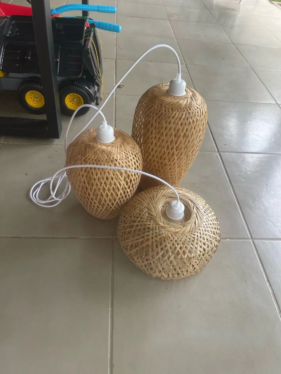 Luminária Pendente Bambu - Foto 2
