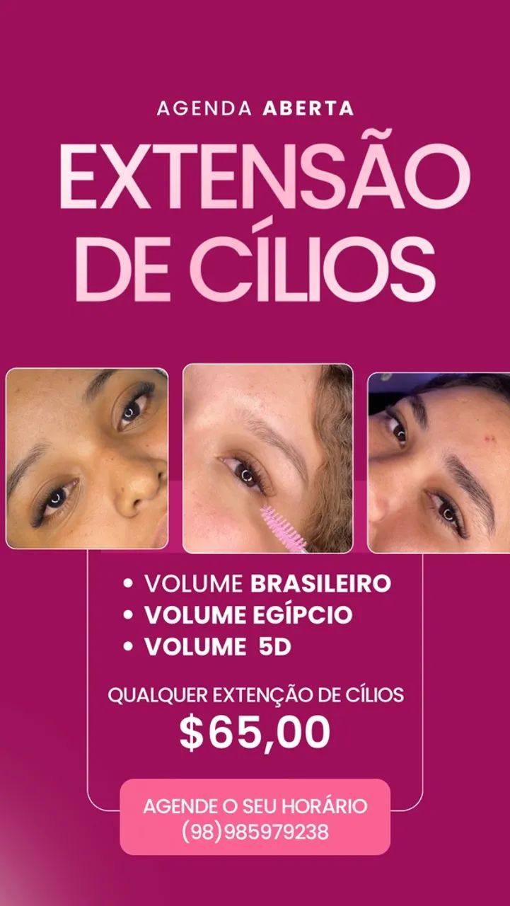 Extensão de cílios ?