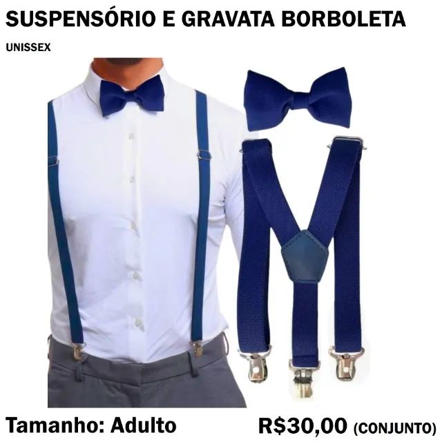 Suspensório Infantil + Gravata Borboleta - Foto 3