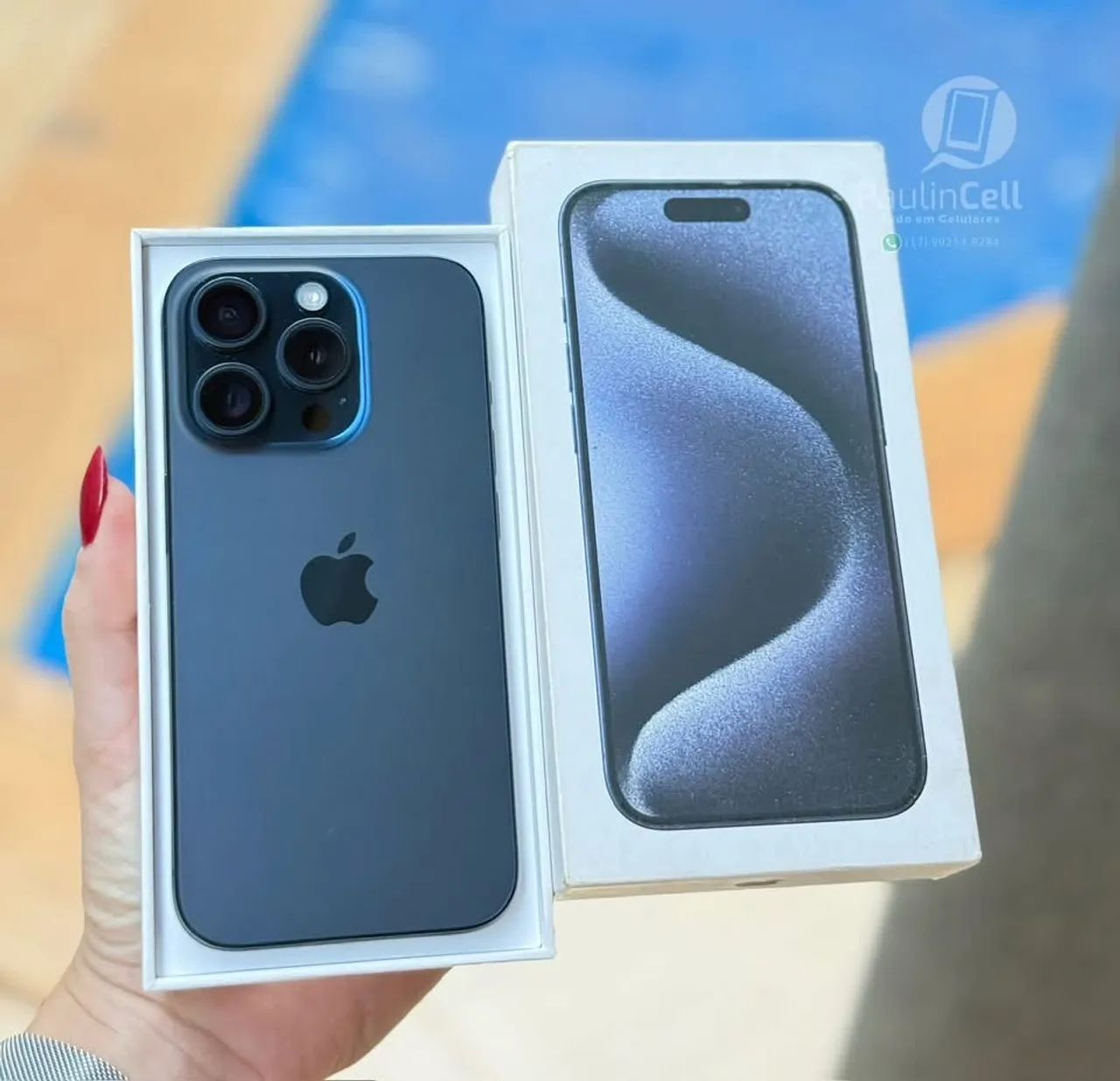 IPhone 15 pro 128gb Azul completo 