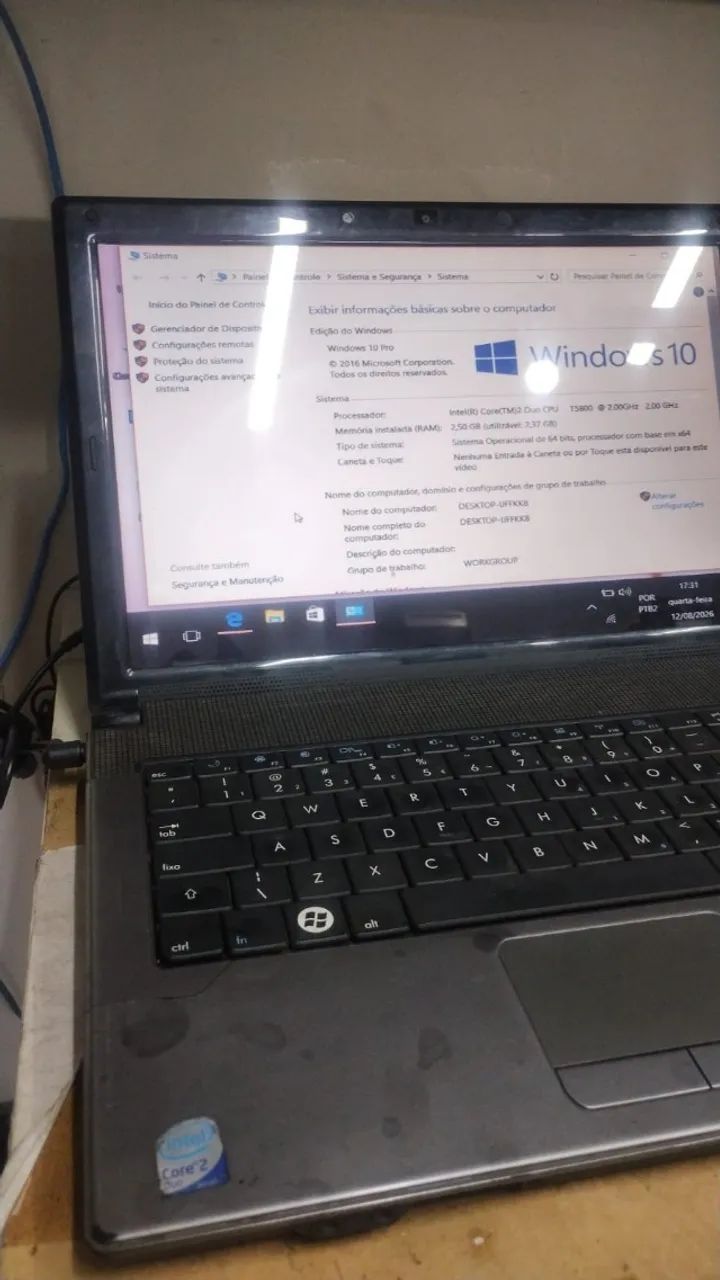 NOTEBOOK CCE CORE2DUO T5800 2.00GHZ  - Foto 4