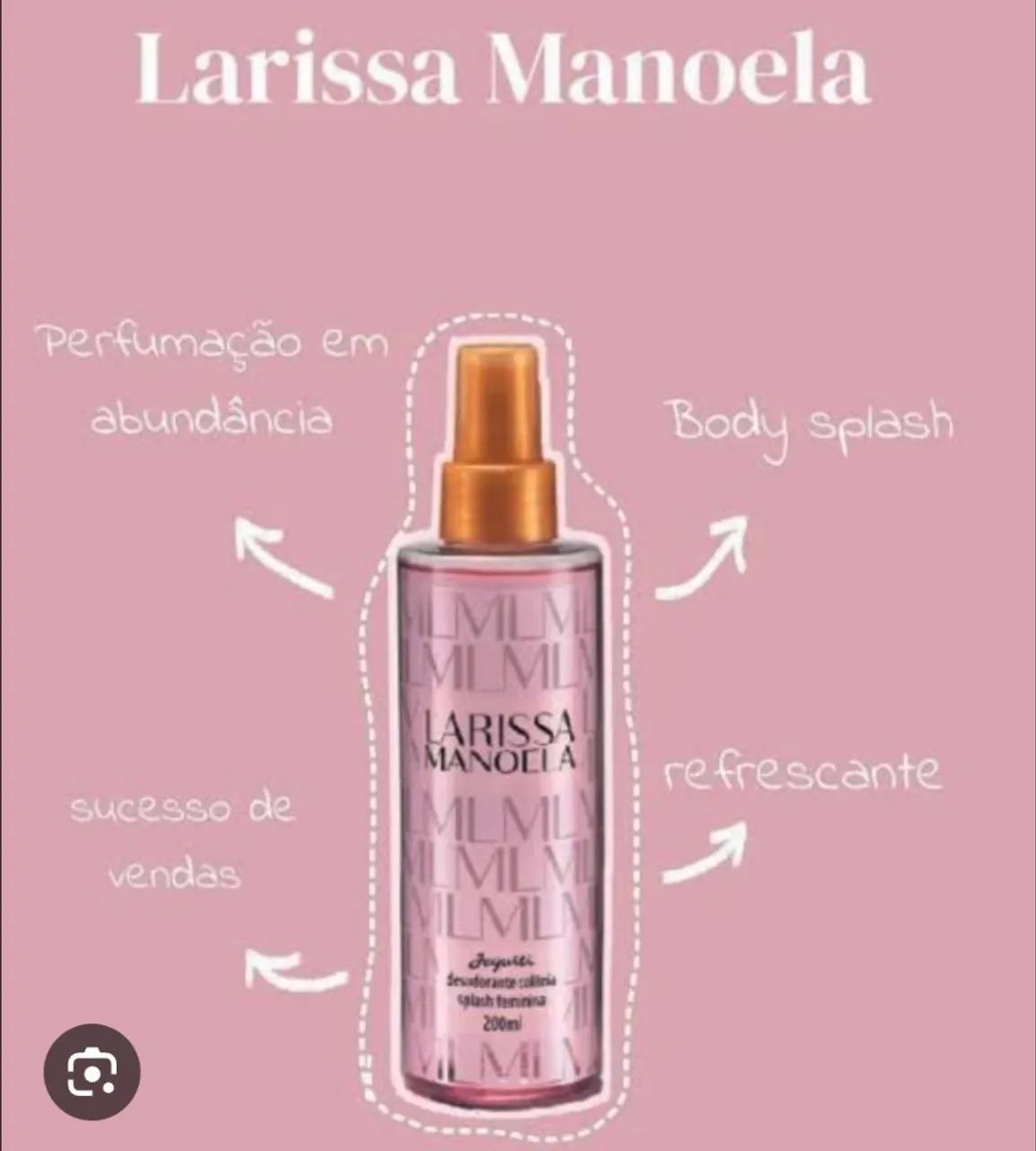 Splash Larissa Manoela Jequiti 200 ml - Foto 2