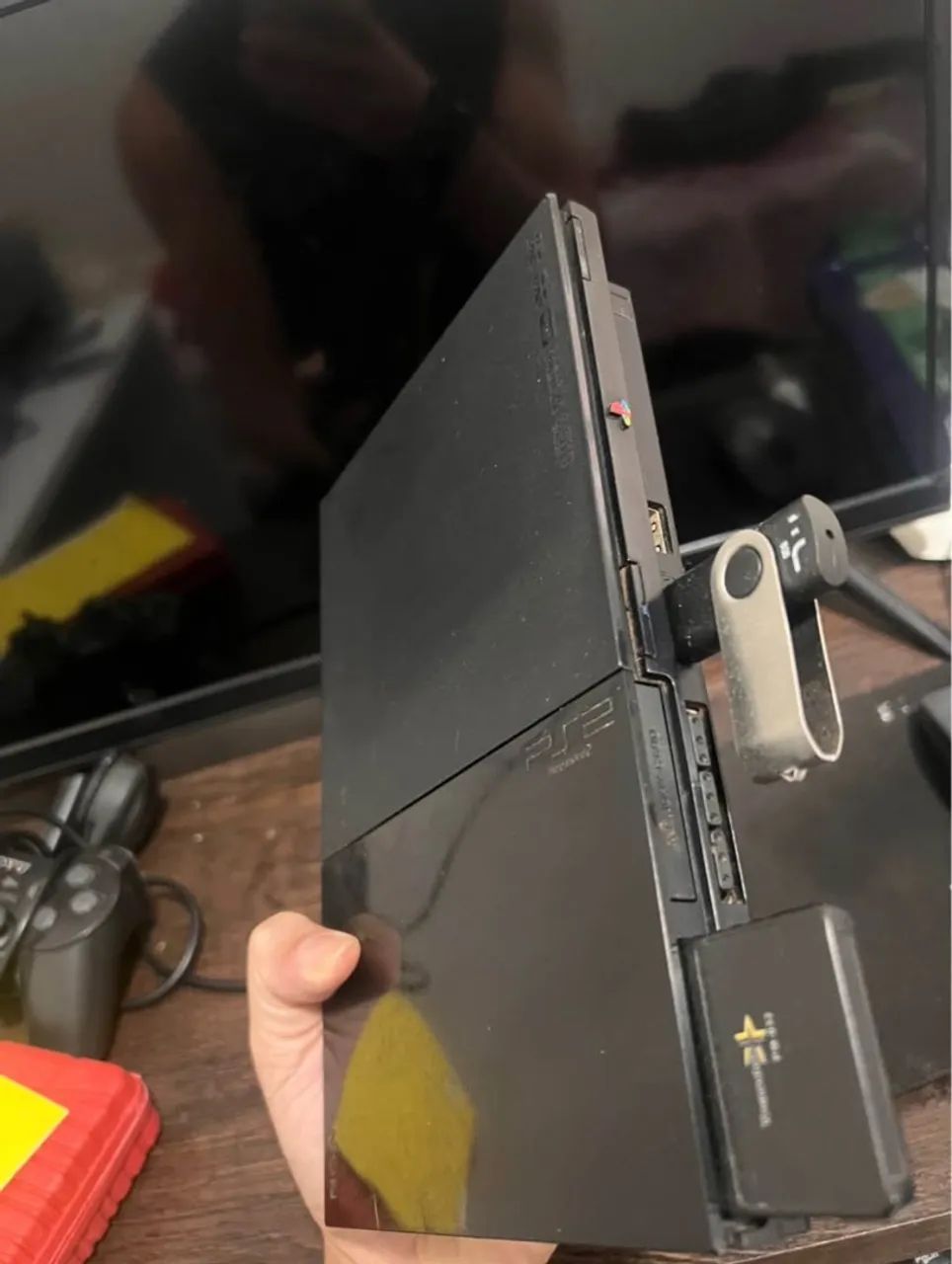 Ps2 com 2 controles  - Foto 3