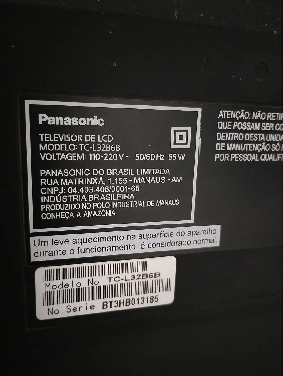Tv Panasonic lcd 32 polegadas  - Foto 2