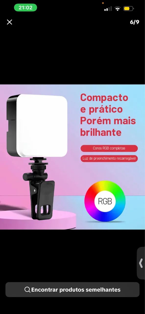 Luz RGB portátil  - Foto 2