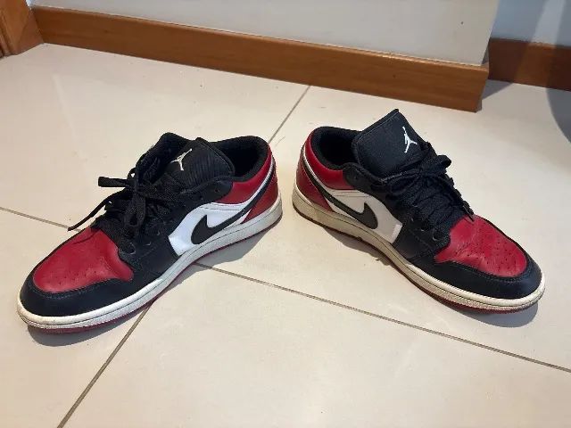 Tenis jordan 1 low bred toe original - Foto 5