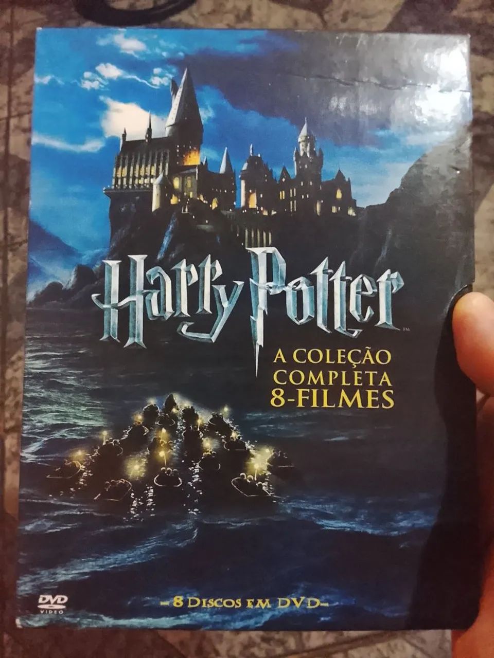 Coleção completa Harry Potter 8 DVDs