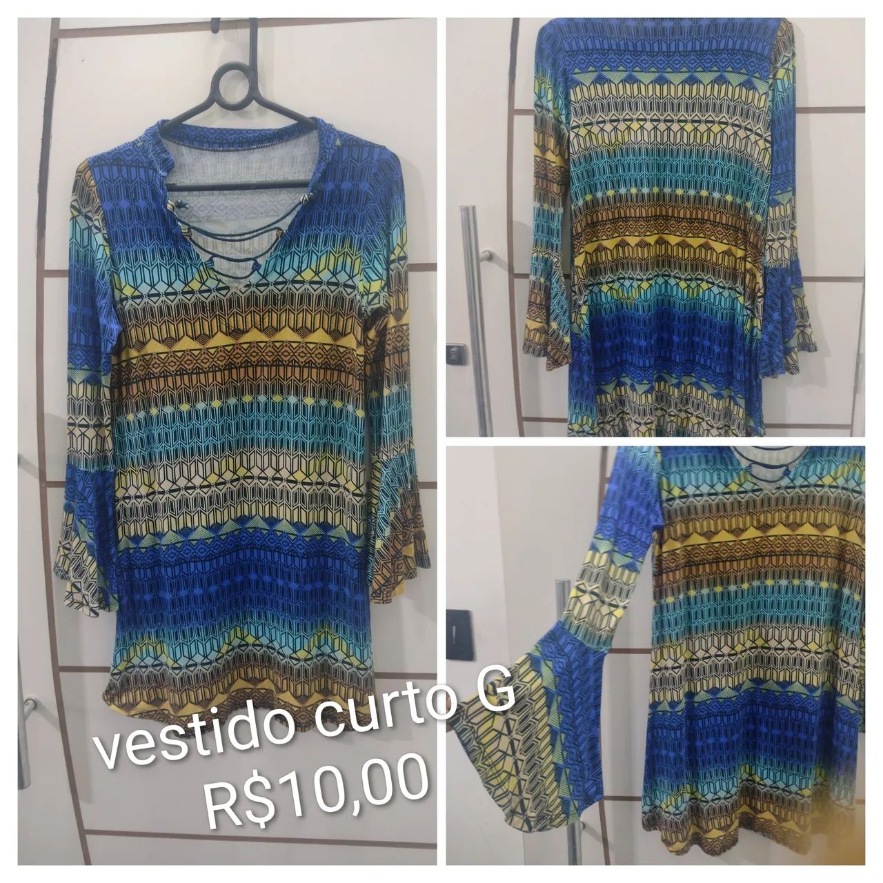 Dois vestidos curtos -R$20,00 os dois 