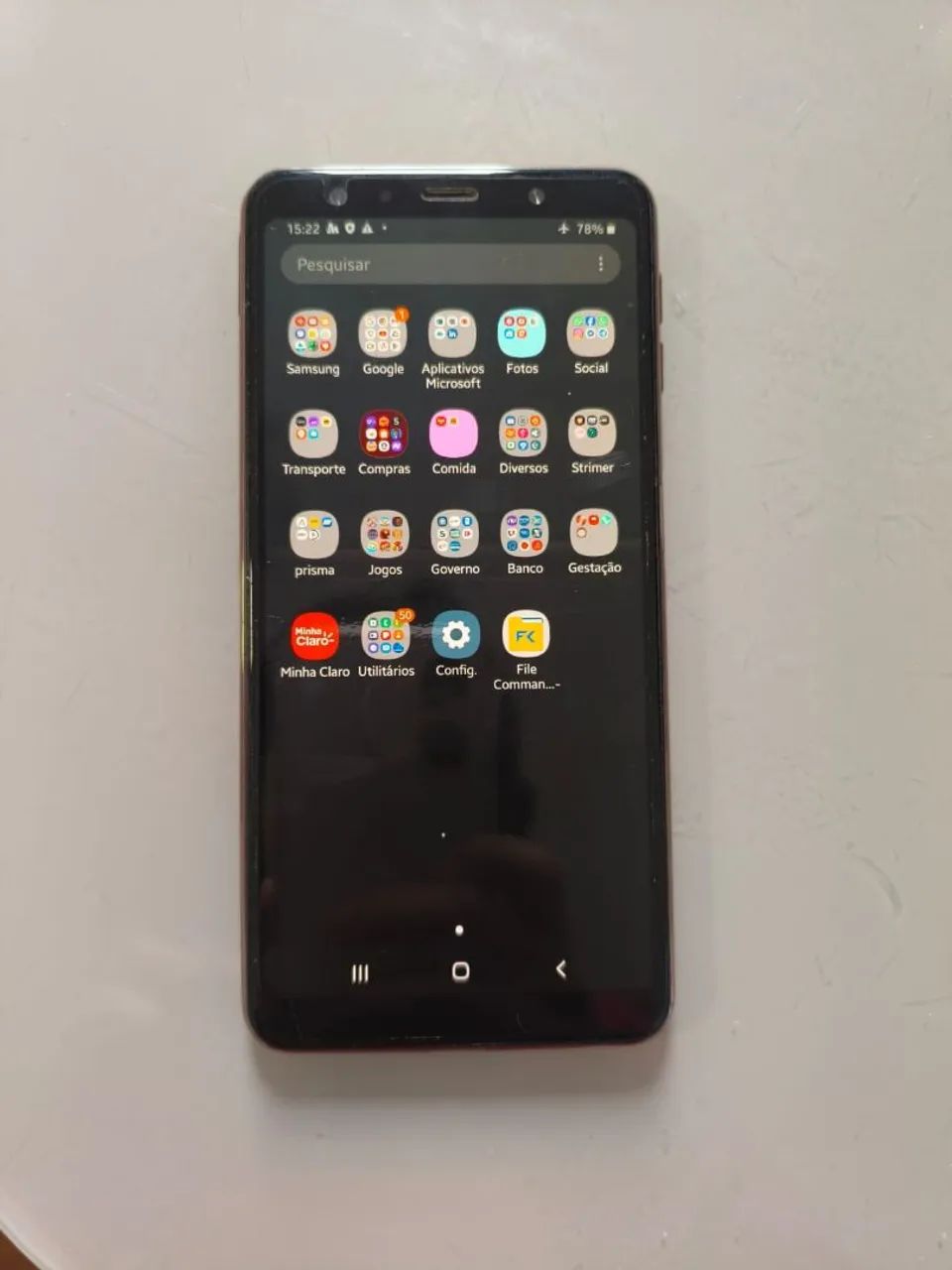 Samsung Galaxy A7 2018 - 64GB - Com caixa original - Foto 5