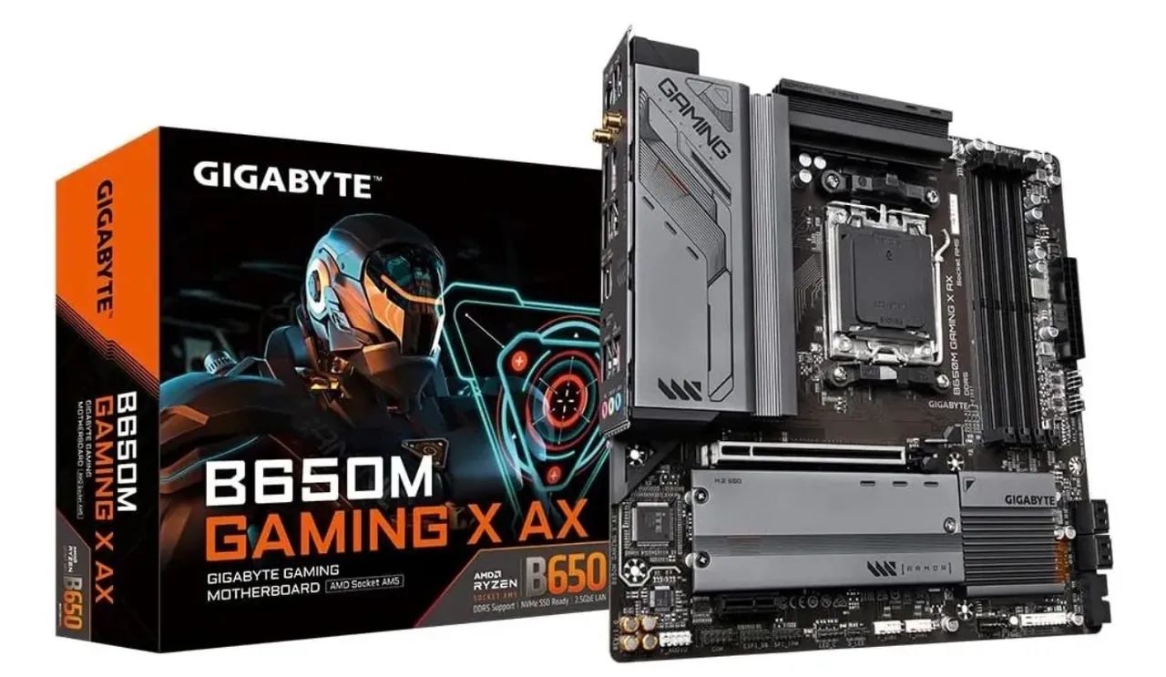 Placa mãe gigabyte gaming x ax am5 