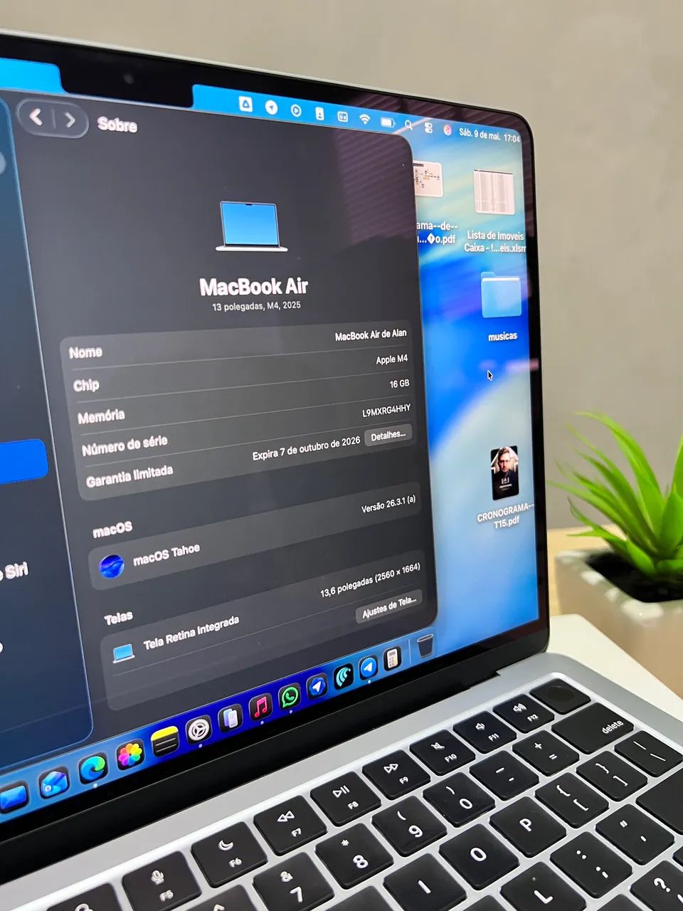 MacBook Air M4 512gb 16gb com Garantia - Notebooks - Terra Bonita