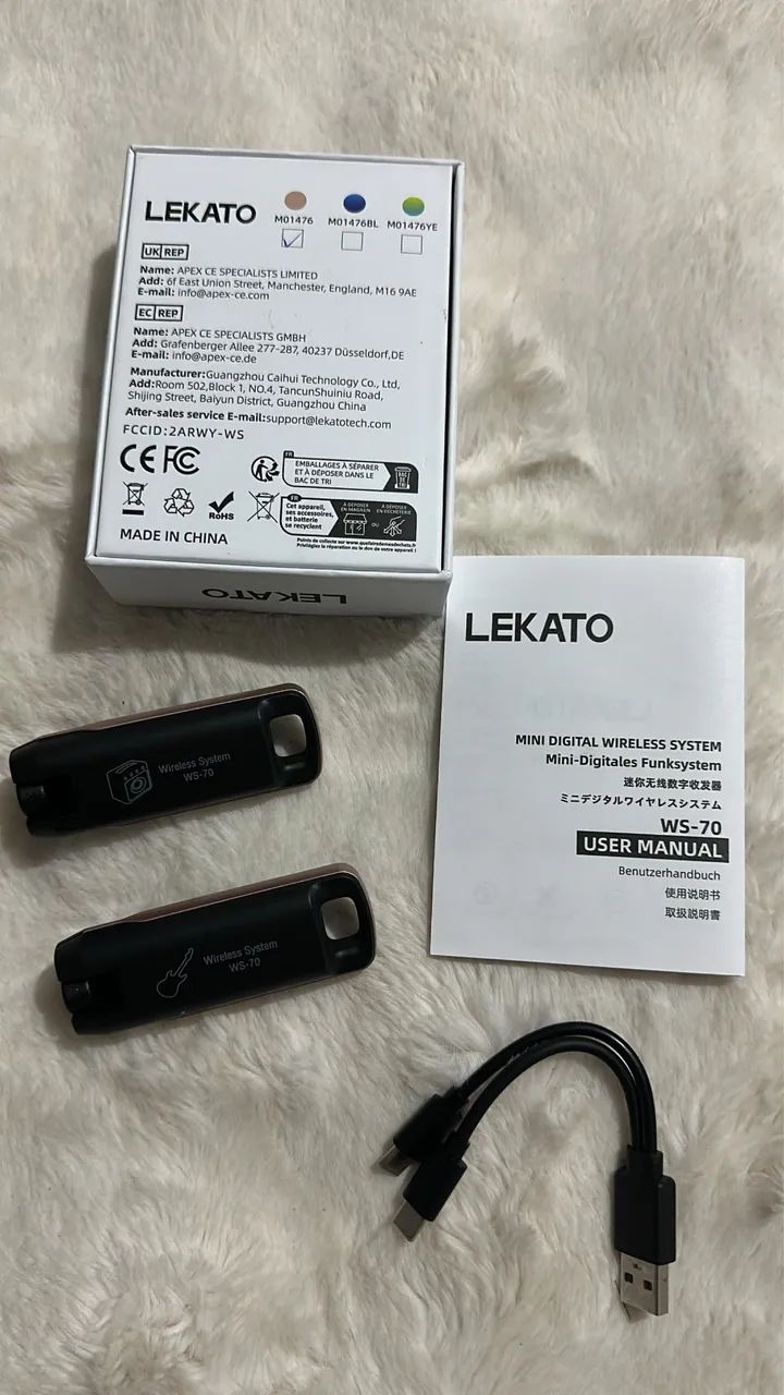 Transmissor e Receptor Lekato WS-70  - Foto 3