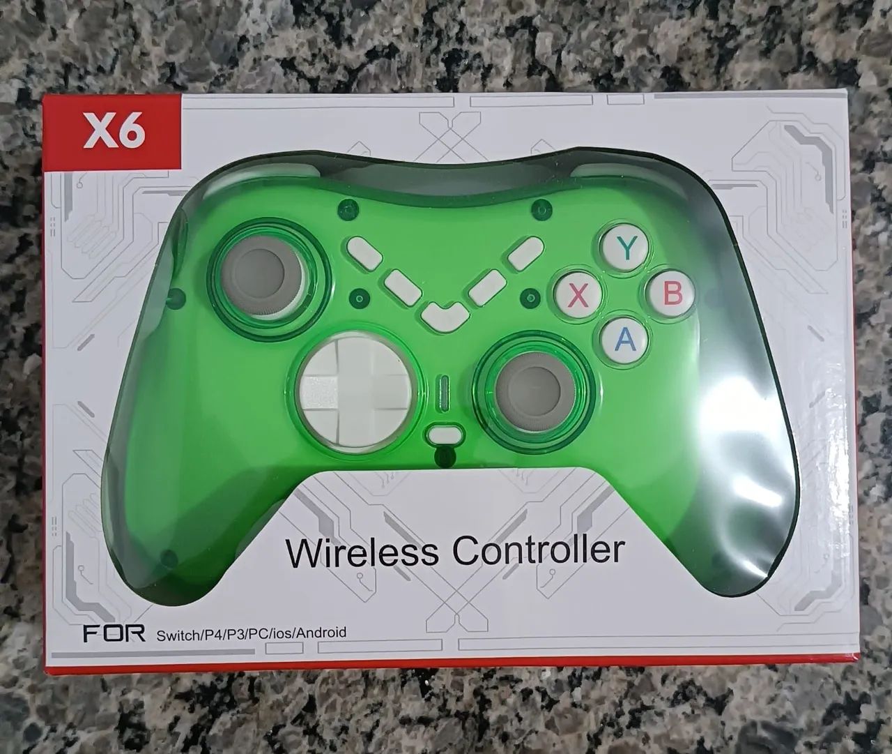 Controle X6 Wireless Controller Linha Premium PS3, PS4, Switch