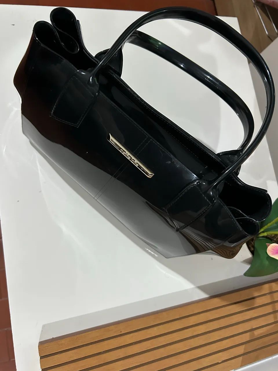 Bolsa Petite Jolie preta - pouco usada - Foto 5