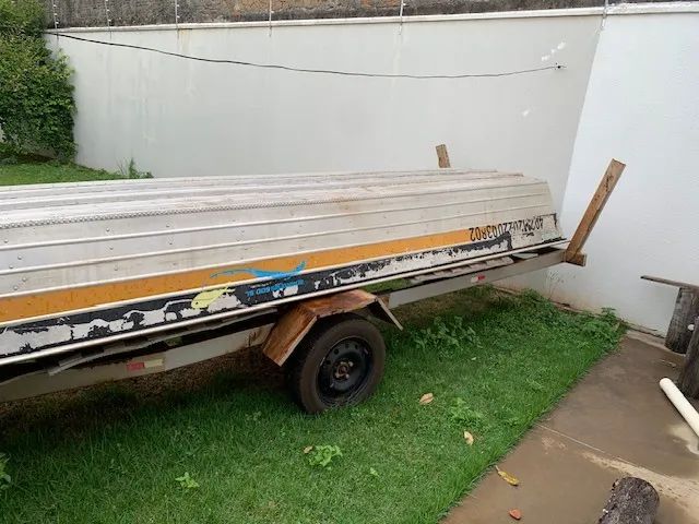 bote com carreta - SMALL BOAT - Foto 4