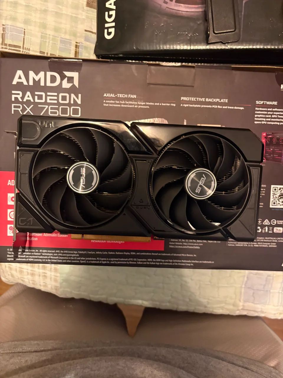 radeon rx 7600 Asus Oc Dual Edition 8gb Vram - Foto 2
