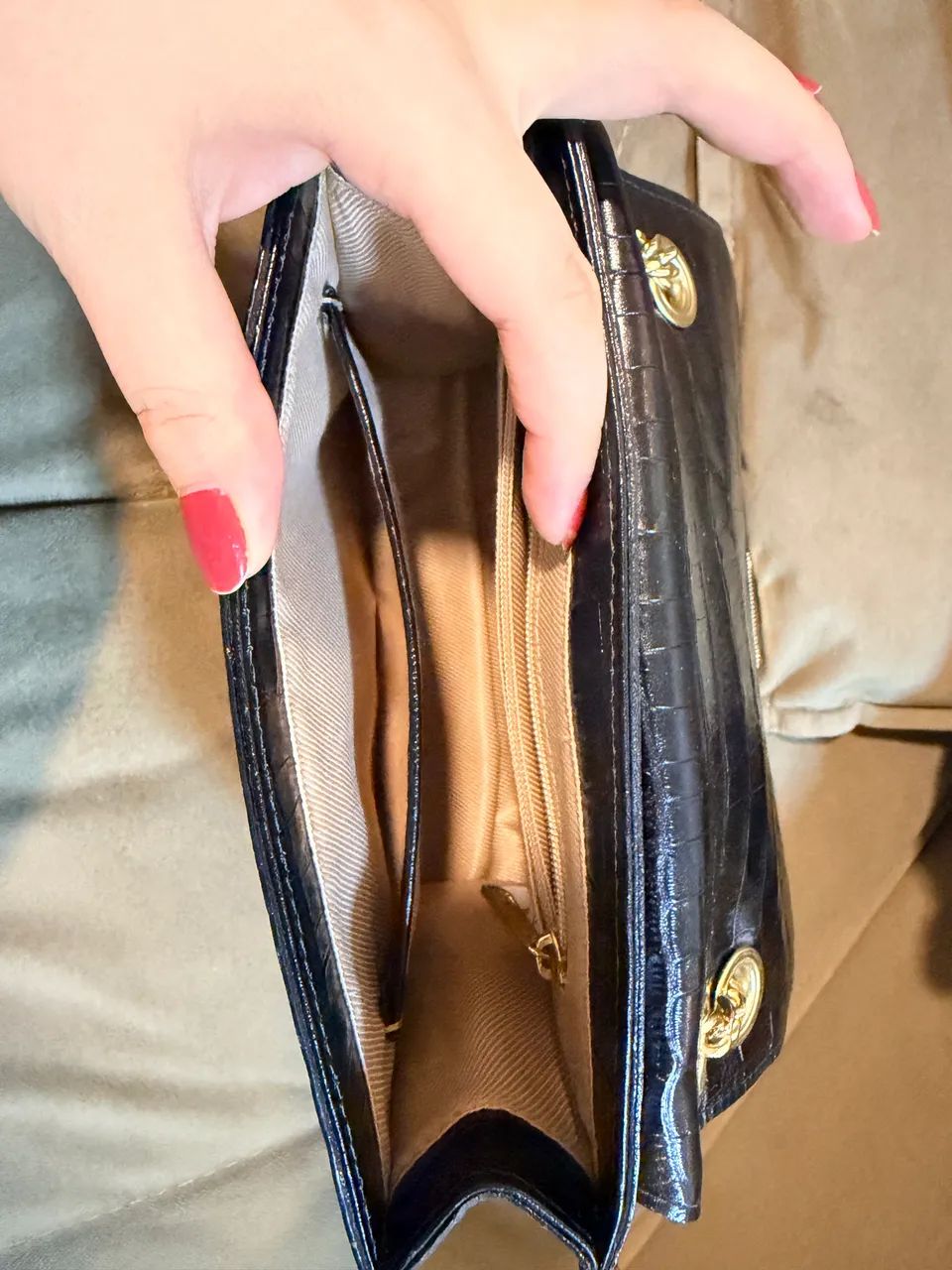 Bolsa de couro Marca UZA com certificado de garantia  - Foto 5