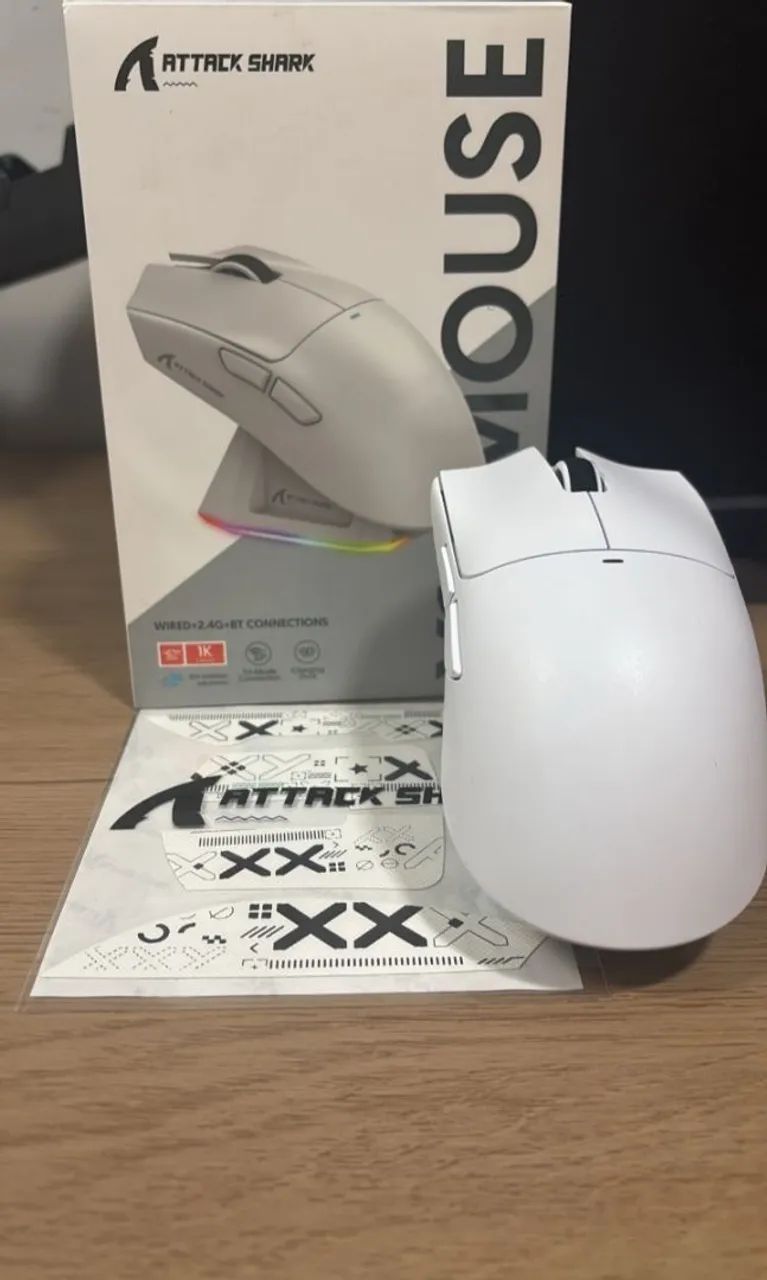 Eleve sua experiência de jogo com o mouse Attack Shark X11! Conectividade com o fio ,2.4G - Foto 3